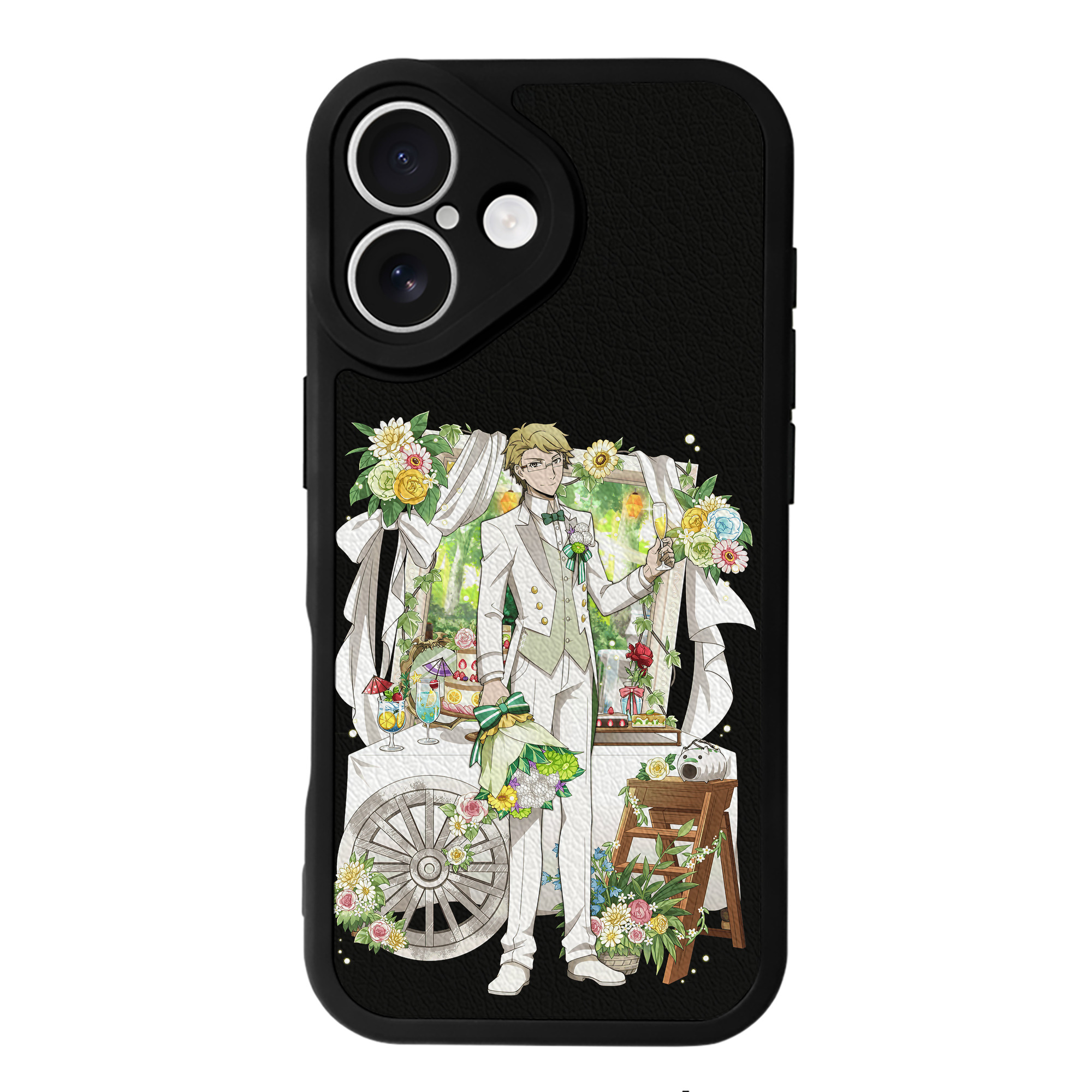 （画像用） 文豪ストレイドッグス Bungo Stray Dogs 【iPhone 16シリーズ対応】シリコンスマホケース（レザー調） 材質：シリコン